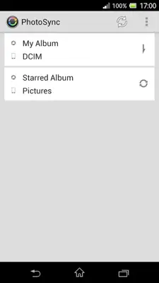 PhotoSync android App screenshot 2